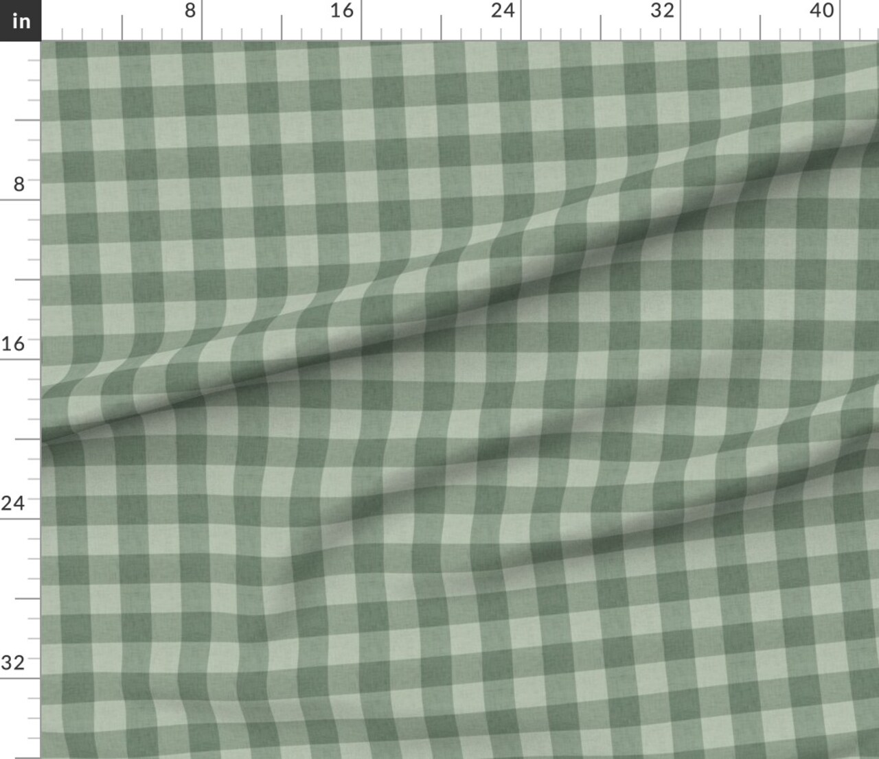 Rustic Country Monochrome Farmhouse Primitive Gingham Check Plaid Picnic Cottagecore Classic Traditional Modern Farmhouse Soft Texture Spring Custom Printed Fabric by Spoonflower Various Fabrics by the Yard or Fat Quarter